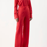 GABRIELA HEARST - Vesta Pant in Red Topaz Superfine Wool