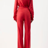 GABRIELA HEARST - Vesta Pant in Red Topaz Superfine Wool