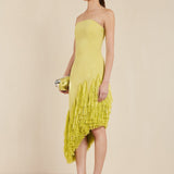 Cult Gaia - LIBBY GOWN - LEMON SORBET