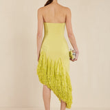 Cult Gaia - LIBBY GOWN - LEMON SORBET