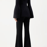 GABRIELA HEARST - Ambrose Jacket in Black Wool Silk Cady