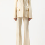 GABRIELA HEARST - Ambrose Jacket in Ivory Wool Silk Cady