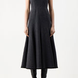 GABRIELA HEARST - Crowther Dress in State Multi Cashmere Virgin Wool