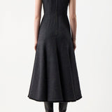 GABRIELA HEARST - Crowther Dress in State Multi Cashmere Virgin Wool