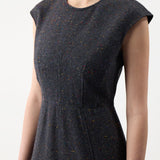 GABRIELA HEARST - Crowther Dress in State Multi Cashmere Virgin Wool