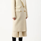 GABRIELA HEARST - Reed Coat in Ivory Double-Face Recycled Cashmere Felt