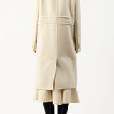 GABRIELA HEARST - Reed Coat in Ivory Double-Face Recycled Cashmere Felt