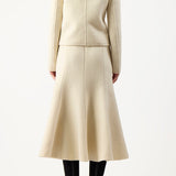 GABRIELA HEARST - Larrington Jacket in Ivory Double-Face Recycled Cashmere Felt