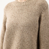 GABRIELA HEARST - Alfie Crewneck in Oatmeal Multi Cashmere