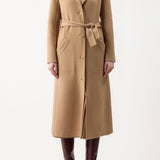 GABRIELA HEARST - William Coat in Camel Double-Face Recycled Cashmere