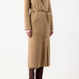 GABRIELA HEARST - William Coat in Camel Double-Face Recycled Cashmere