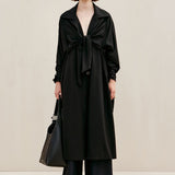 CULT GAIA - APRIL TRENCH COAT - BLACK