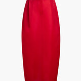 Khaite - Lucian Skirt in Raspberry