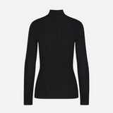 FRAME - Rib Turtleneck -- Black