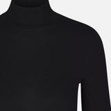 FRAME - Rib Turtleneck -- Black