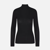 FRAME - Rib Turtleneck -- Black