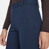 FRAME - Le Crop Palazzo Trouser -- Navy