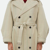 Bottega Veneta - Notebook Wool Cotton Trench Coat