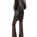 Elleme - Mid Length Leather Coat