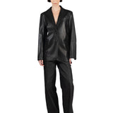 Elleme - Leather Suit Jacket/Black