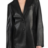 Elleme - Leather Suit Jacket/Black