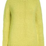 GABRIELA HEARST - Lawrence Knit Sweater in Lemon Welfat Cashmere