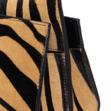 Elleme - Long Papillon Calf Leather Zebra