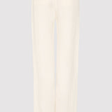 St. Agni - Low Waist Raw Edge Pants - Ivory