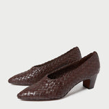 Roeffler Randall - Maeve Espresso Woven Pump