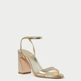 Roeffler Randall - Malia Champagne Curved-Heel Sandal