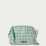 Loeffler Randall - Mallory Emerald/White Woven Crossbody