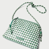 Loeffler Randall - Mallory Emerald/White Woven Crossbody