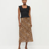 Loeffler Randall - Mandy Flocked Midi Skirt