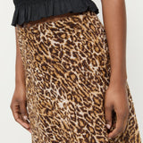 Loeffler Randall - Mandy Flocked Midi Skirt