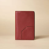 MANU ATELIER - Manu Passport Case Red bole Soft