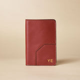 MANU ATELIER - Manu Passport Case Red bole Soft