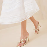 Roeffler Randall - Margi Champagne Bow Heel