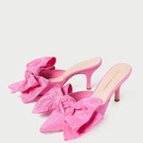 Roeffler Randall - Margot Rose Moiré Bow Mule