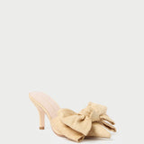 Roeffler Randall - Margot Natural Raffia Bow Mule