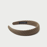 Roeffler Randall - Marina Brown Cotton Puffy Headband