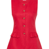 Posse - MATILDA GILET - RED