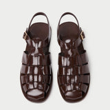 Roeffler Randall - Max Dark Brown Fisherman Sandal