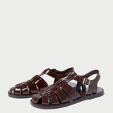 Roeffler Randall - Max Dark Brown Fisherman Sandal