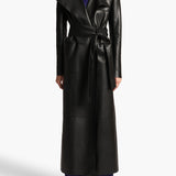 Khaite - Maxwell Coat in Black Leather