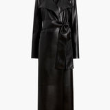 Khaite - Maxwell Coat in Black Leather