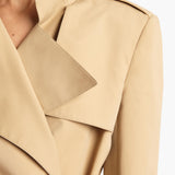 Khaite - Maxwell Coat in Wheat