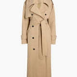 Khaite - Mazlow Trench in Beige