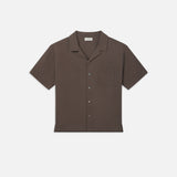 FRAME - Duo Fold Relaxed Shirt -- Taupe