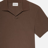 FRAME - Jacquard Polo -- Soft Mocha