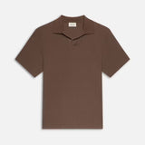 FRAME - Jacquard Polo -- Soft Mocha